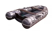 Лодка ПВХ SibRiver (Сибривер) Hatanga (Хатанга) PRO - 360 НДНД КМФ (СЕРЫЙ)