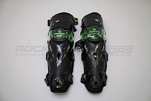 Защита колен SCOYCO Protector K12 (L/XXL, шарнир, черный/зеленый)