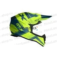 Шлем мото кроссовый GTX 633 №12 (XL) GREEN